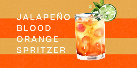 Recipe - Jalapeño Blood Orange Spritzer