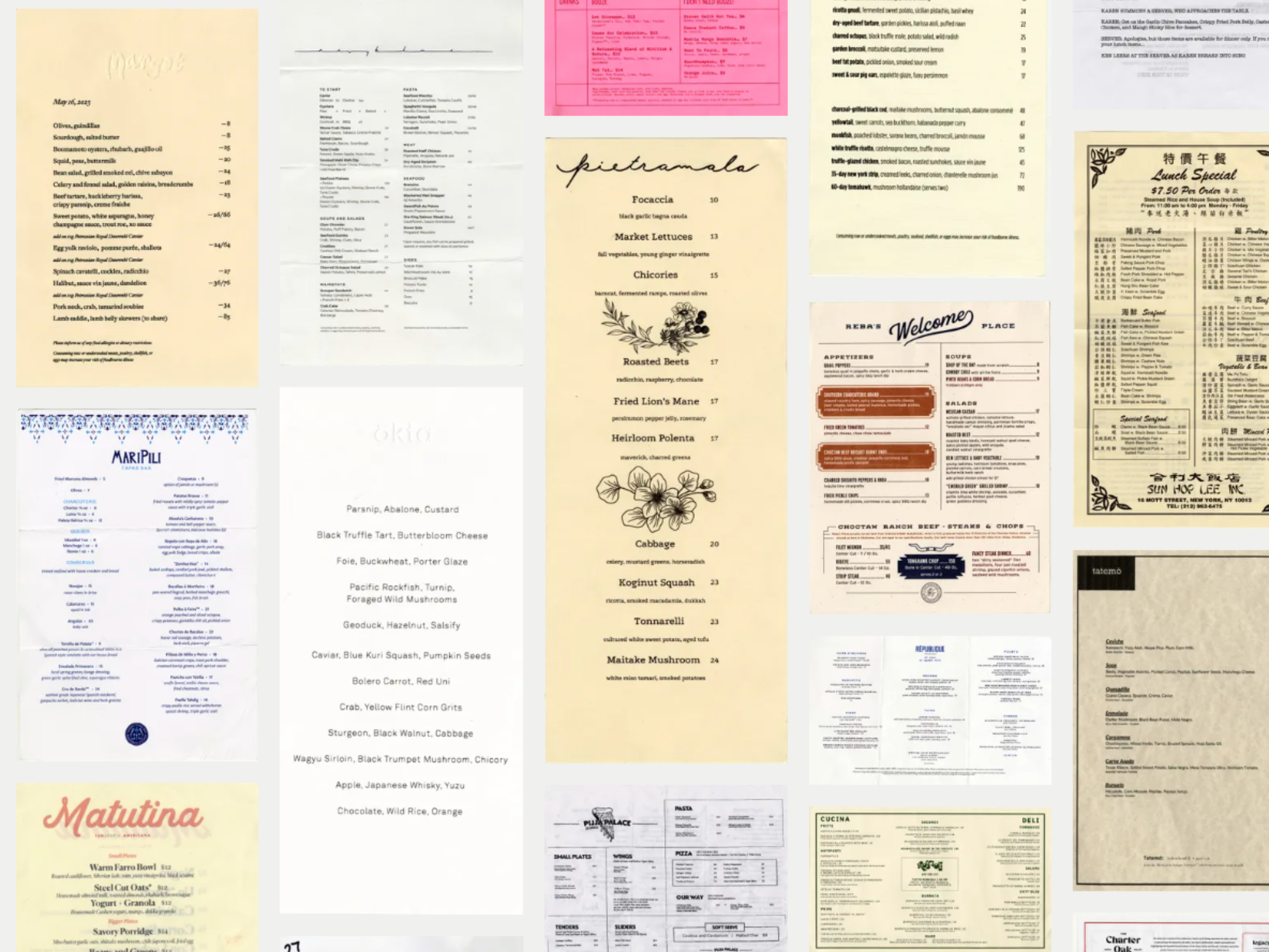 Traditional Program Menu Design The Evolution of Menu Design: From Classic Charm to Modern Trends – Barbet