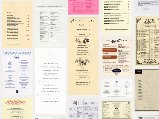 The Evolution of Menu Design: From Classic Charm to Modern Trends